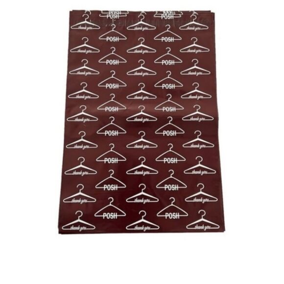 Posh polymailer envelope to send your Poshmark items in mail mailer Burgundy - Picture 2 of 11